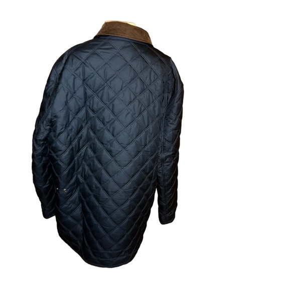 Men Brooks Brothers Paddock Diamond Quilted walking coat NavySize XXL 2X - Picture 3 of 9